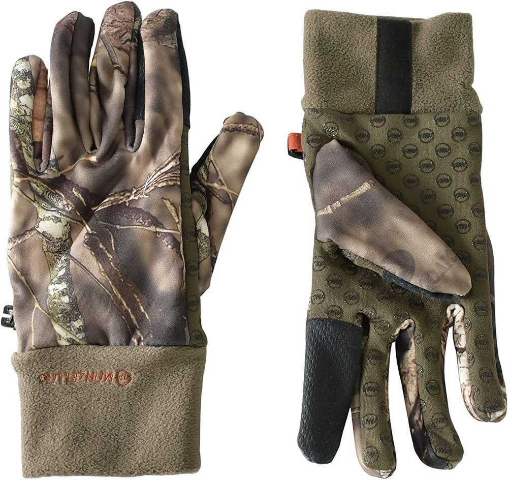 Manzella Men's Stretch Fleece Ranger Cold Weather Hunting Glove, Touchscreen Capable